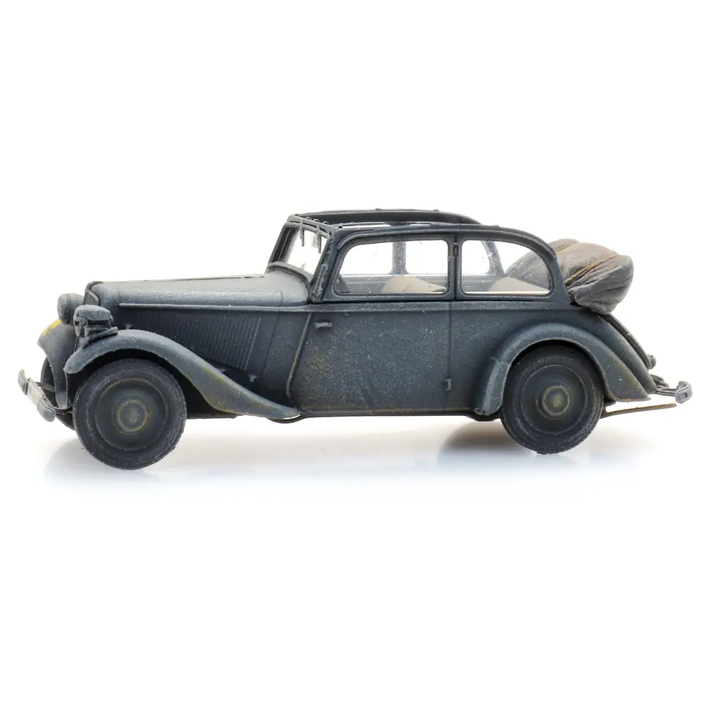 Adler Trumpf Junior cabriolet Wehrmacht - ARTITEC 1870210 - HO 1/87