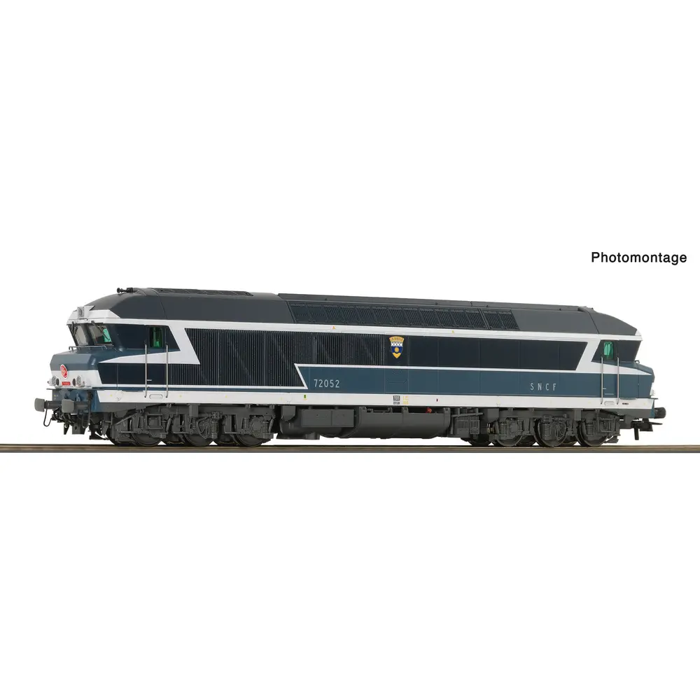 Locomotive diesel CC 72052 - Roco 7310097 - HO 1/87 - SNCF - Ep IV - Digital sound - 2R