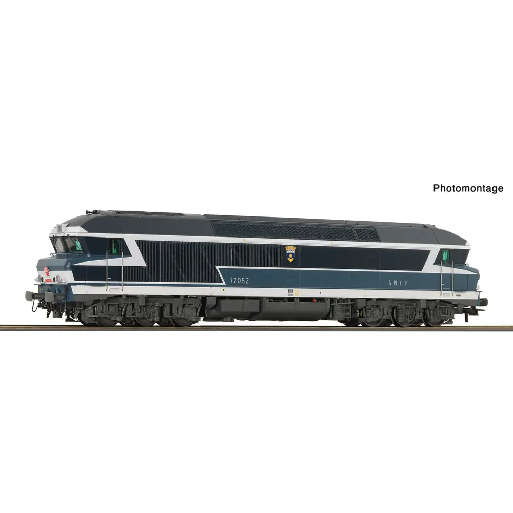 Locomotive diesel CC 72052 - Roco 7320097 - HO 1/87 - SNCF - Ep IV - Digital sound - 3R