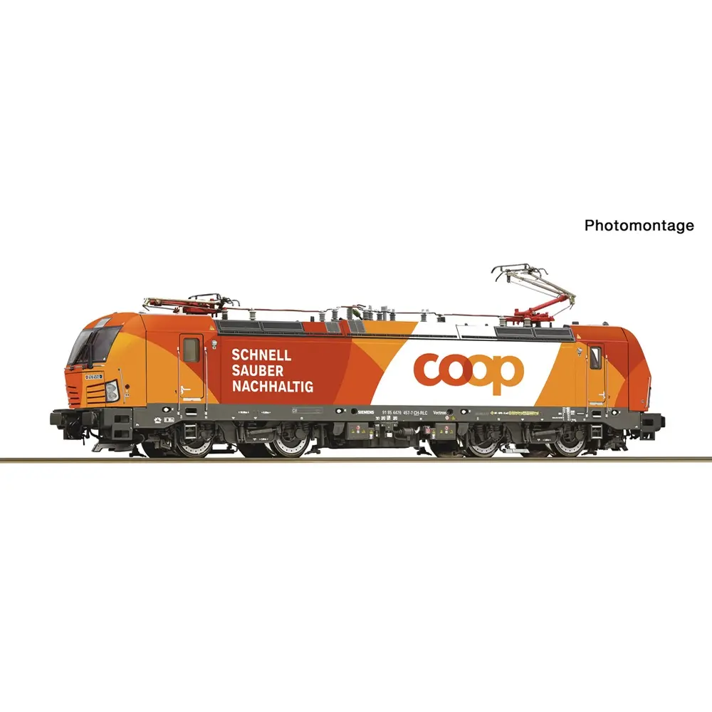 Locomotive électrique Rem 476 457-7, railCare - Roco 7510175 - HO 1/87 - Privée - Ep VI - Digital sound - 2R