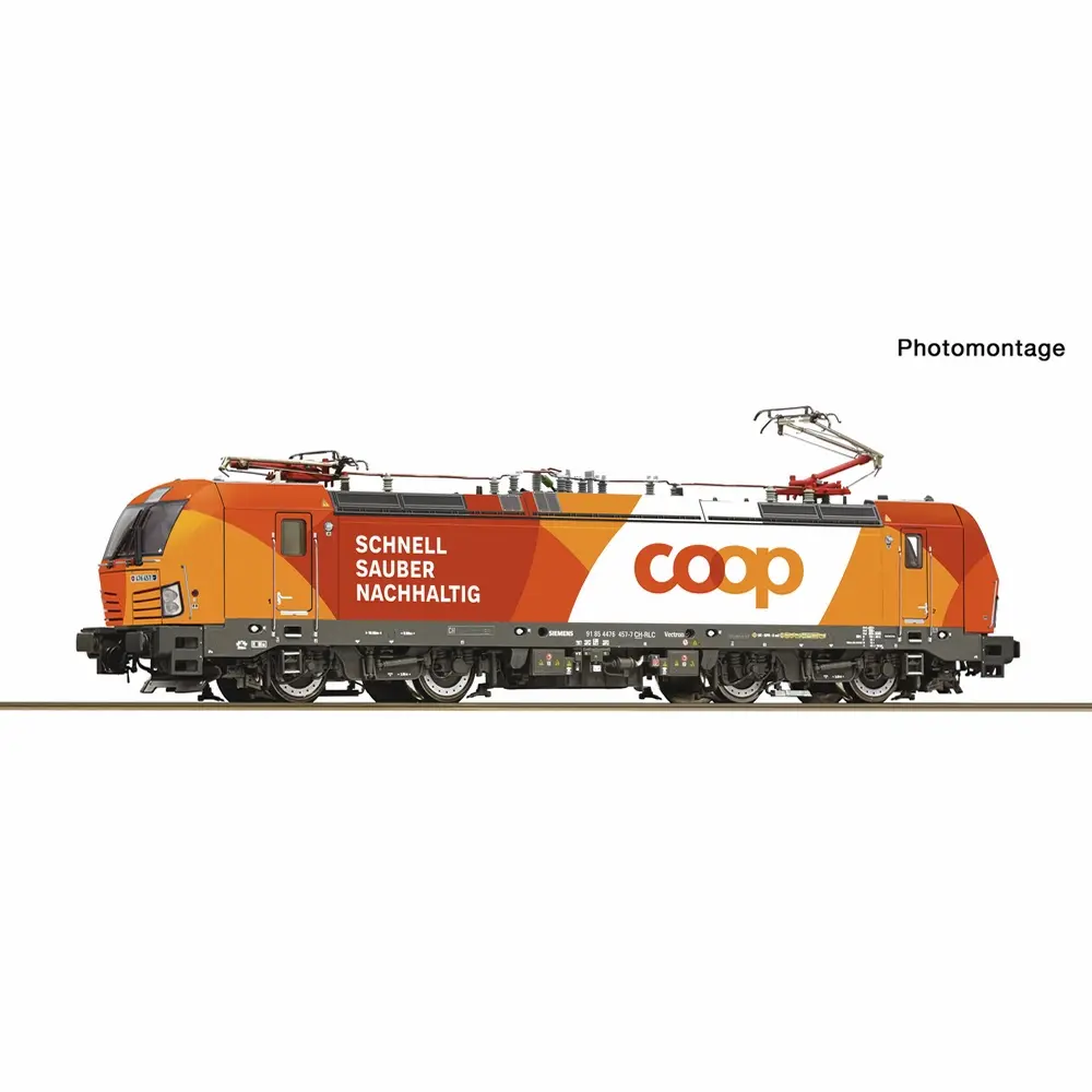 Locomotive électrique Rem 476 457-7, railCare - Roco 7520175 - HO 1/87 - Privée - Ep VI - Digital sound - 3R