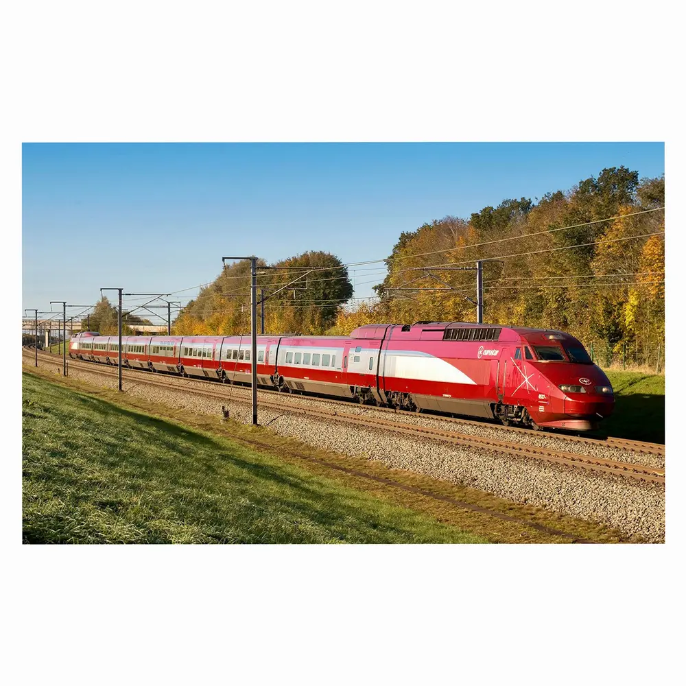 Coffret EuroStar PBA 4 éléments - 2ème redécoration - JOUEF HJ2483 - HO 1/87 - EP. VI - Analogique - 2R