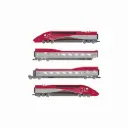 Coffret EuroStar PBA 4 éléments - 2ème re-décoration - Jouef HJ2483S - HO 1/87 - Ep VI - Digital Sound - 2R