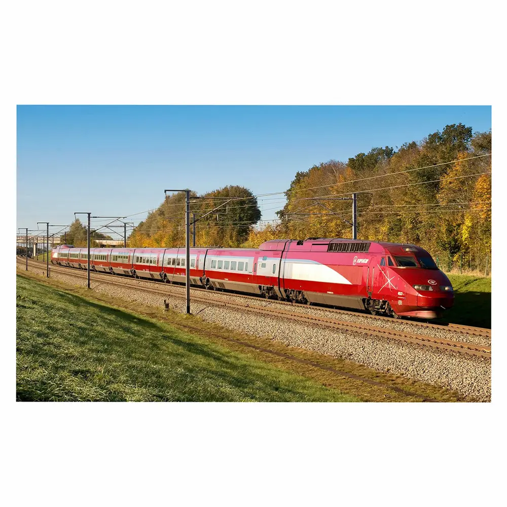 Coffret de 3 voitures supplémentaires Eurostar PBA  - 2ème re-décoration - 2x 1ère classe + 1 voiture-bar - JOUEF HJ3020 - HO 1/87 - EP. VI