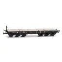 Wagon plat SSyms46 Köln 14804 - Artitec 20.320.16 - HO 1/87 - DRB - EP II - 2R