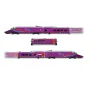 Rame de base de 5 unités du train à grande vitesse « AVLO », livrée violette - Electrotren HE2031S - HO 1/87 - RENFE - Ep VI - Digital sound - 2R