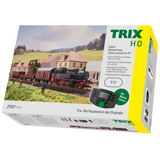 [TR21531] Coffret de départ "Train de marchandise" - Trix 21531 - HO 1/87 - DR - EP III - 2R - DCC