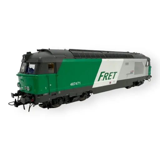 [REMB241S] Locomotive diesel BB 67471 Fret - Ree Modèles MB241S - HO 1/87 - SNCF - Ep V - Digital sound fumigène - 2R