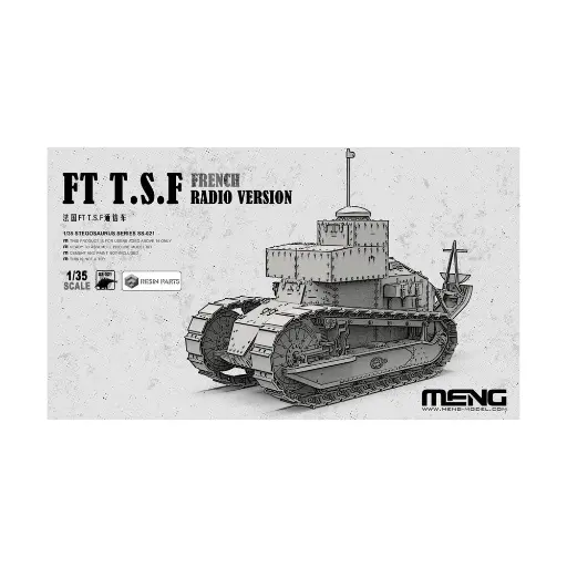 [MESS-021] Char version radio française et TSF - Meng SS-021 - 1/35