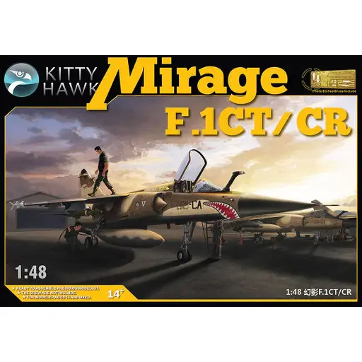 [KIKH80111] Avion de chasse Mirage F.1CT/CR - Kitty Hawk KH80111 - 1/48