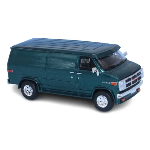 [BR18251] GMC Vandura, vert foncé métallisé, 1983 - Brekina 18251 - HO 1/87 
