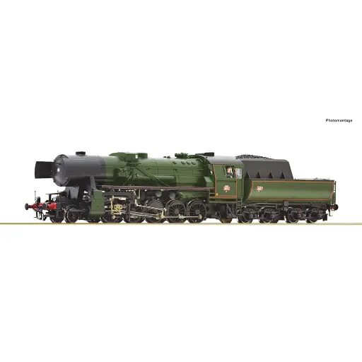 [RO7100038] Locomotive à vapeur 150.Y.16 - DC - Roco 7100038 - HO 1/87 - Ep. III - SNCF 