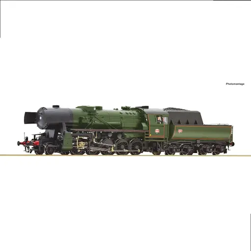 [RO7120038] Locomotive à vapeur 150.Y.16 - Roco 7120038 - HO 1/87 - SNCF - Ep.III - Digital sound - 3R