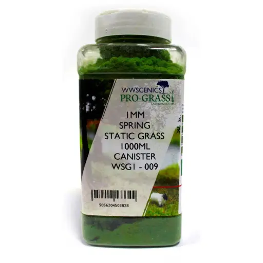 [WSG1009] Bidon Herbe statique 1 mm Printemps 1 000 ml - wwscenics WSG1009
