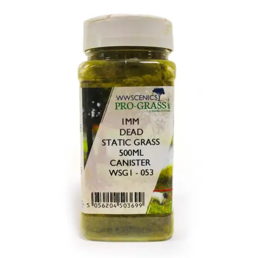 [WSG1053] Bidon Herbe statique morte 1 mm, 500 ml - wwscenics WSG1053