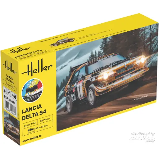 [HE56177] KIT DE DÉMARRAGE Lancia Delta S4 - Heller 56177 - 1/43