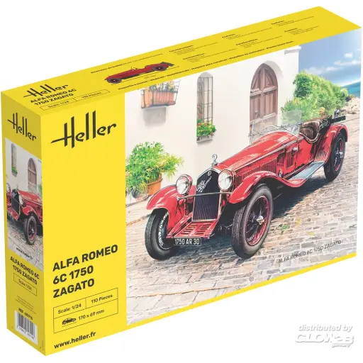 [HE80715] Alfa Romeo 6C 1750 Zagato - Heller 80715 - 1/24 