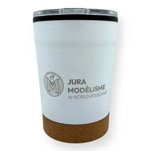[JMGOBELET] Gobelet Jura Modélisme by World Modélisme "Café : Approuvé par 9 modélistes sur 10, le 10ème dort encore !"