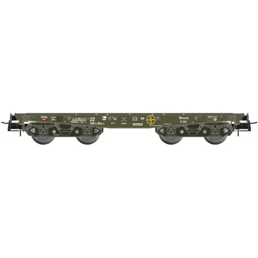 [AR20.284.29] Wagon plat lourd SSy55 vert 064-2 - Artitec 20.284.29 - HO 1/87 - DB - Ep IV-V - 2R