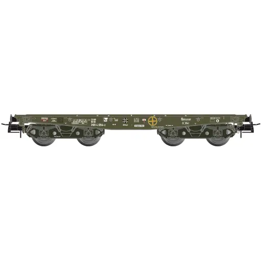 [AR20.284.30] Wagon plat lourd SSy55 vert 092-3 - Artitec 20.284.30 - HO 1/87 - DB - Ep IV-V - 2R