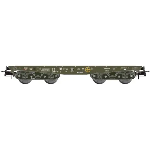 [AR20.284.35] Wagon plat lourd SSy55 USATC 056-0 P - Artitec 20.284.35 - HO 1/87 - DB - Ep IV - 2R