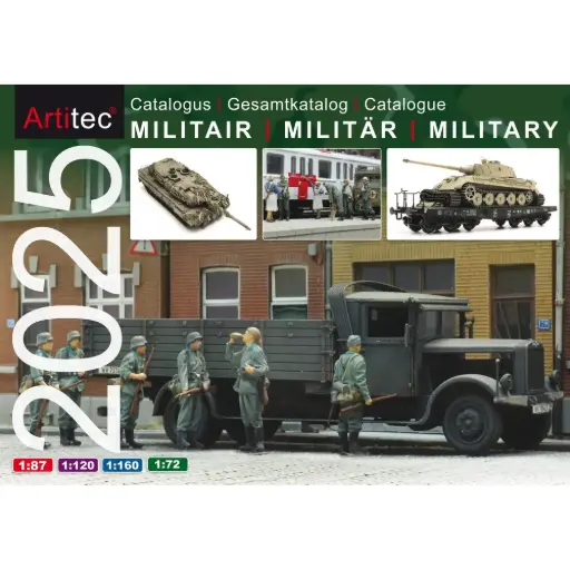 [ARCAT-MILITAIRE2025] Catalogue Artitec militaire 2025 - HO 1/87 / N 1/160 / TT 1/120 / 1/72 