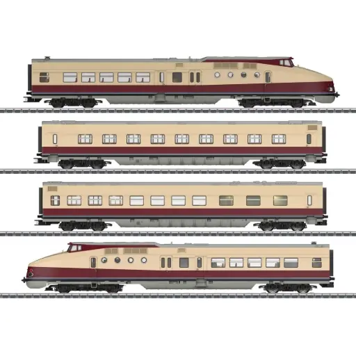 [MA38175] Rame automotrice rapide diesel VT 18.16 - Märklin 38175 - HO 1/87 - DR/RDA - Ep VI - Digital sound - 3R