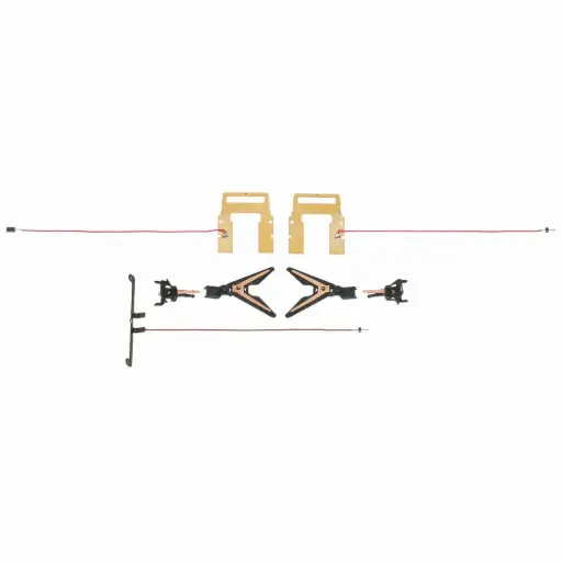[MA72024] Attelages courts fonctionnels conducteurs de courant - Märklin 72024 - HO 1/87 - 3R