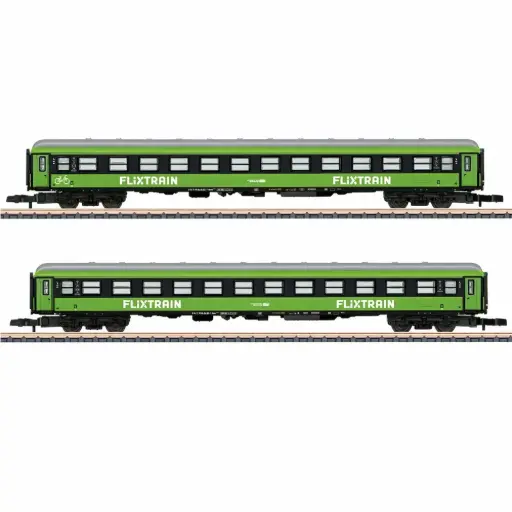 [MA87404] Coffret de 2 voitures express grandes lignes - Märklin 87404 - Z 1/220 - Flixtrain - Ep VI - 2R