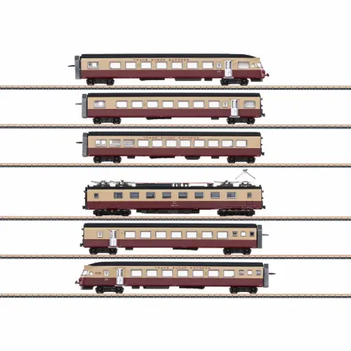 [MA88730] Rame automotrice rapide RAe TEE II - Märklin 88730 - Z 1/220 - CFF - Ep IV - Analogique - 2R