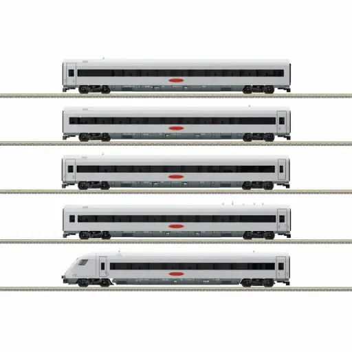 [TR15160] Coffret de 5 éléments « METROPOLITAN » - Minitrix 15160 - N 1/160 - DB - Ep V - Digital sound - 2R