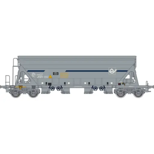 [AL065322] Wagon trémie Tapps gris - Albert Modell 065322 - HO 1/87 - F-ERSA - Ep VI - 2R
