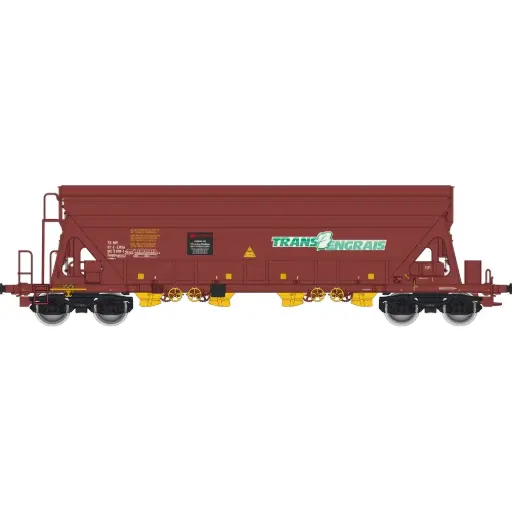 [AL065327] Wagon trémie Tanpps marron "Trans Engrais" - Albert Modell 065327 - HO 1/87 - F-ERSA - Ep VI - 2R