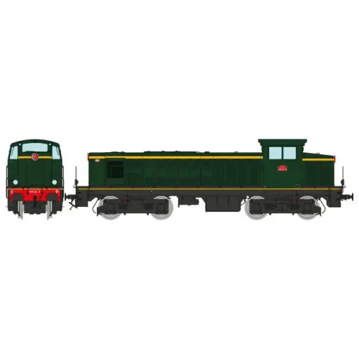 [REJM013S] Locomotive Diesel 040 DE 9, Livrée d’origine - REE Modèles JM013S - HO 1/87 - SNCF - EP.IV - DCC SON - 2R