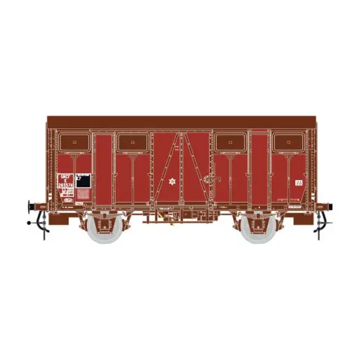 Wagons marchandises 0 O: 561 Wagon couvert métal réfrigérant SNCF -STEF- ETS ech 0