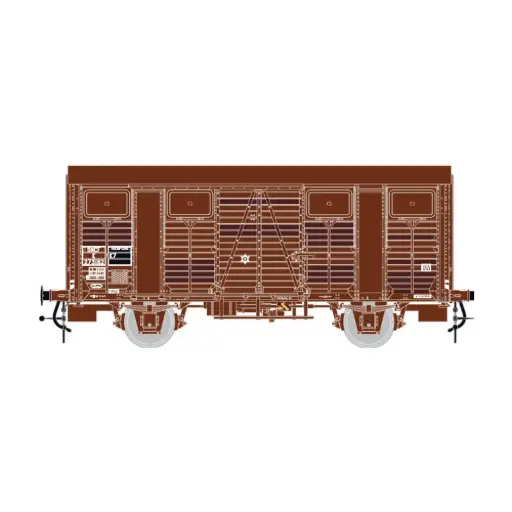 [LS31307] Wagon couvert de marchandises OCEM - LS Models 31307 - HO 1/87 - SNCF - EP.IV - 2R