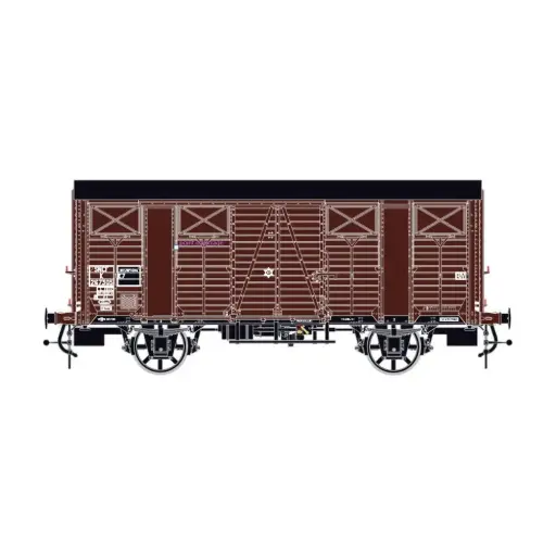 [LS31308] Wagon couvert de marchandises OCEM - LS Models 31308 - HO 1/87 - SNCF - EP.IIIb - 2R 