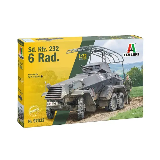 [IT97032] Véhicule blindé Sd.Kfz. 232 6 Rad. - Italeri 97032 - 1/72 