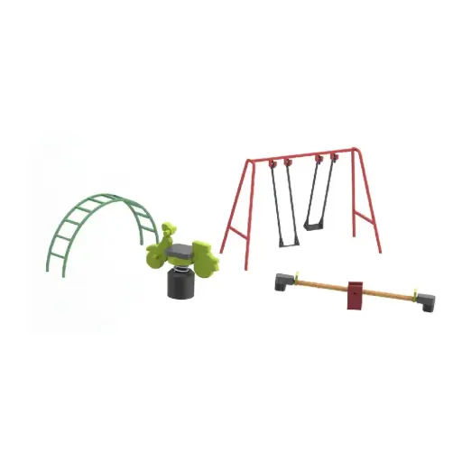 [87T221117] Ensemble de terrain de jeu - 87Train 221117 - HO 1/87