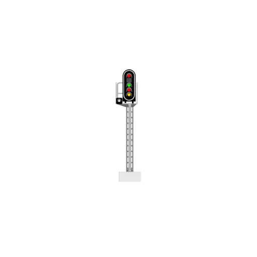 [87T913205] Signal principal avec 5 LEDs (rouge/vert/rouge/jaune/blanc) - 87Train 913205 - HO 1/87 - SNCF
