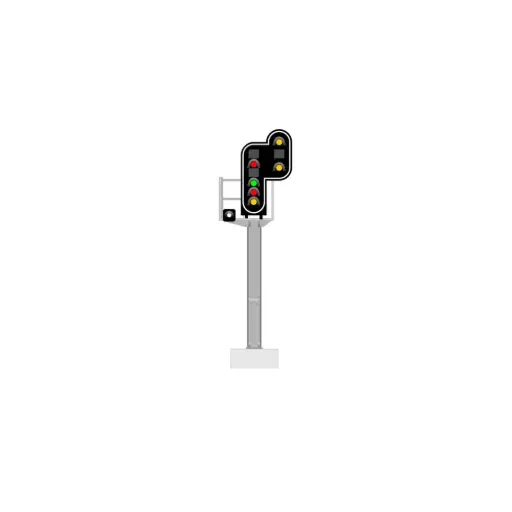 [87T913213] Signal principal avec 7 LEDs (rouge/vert/rouge/jaune/blanc + double jaune) - 87Train 913213 - HO 1/87 - SNCF 