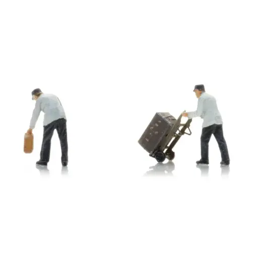 [AR5160004] Porteurs avec bagages - Artitec 5160004 - N 1/160
