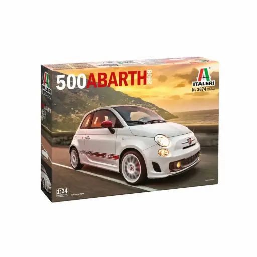 [IT3674] Fiat 500 Abarth 2008 - Italeri 3674 - 1/24