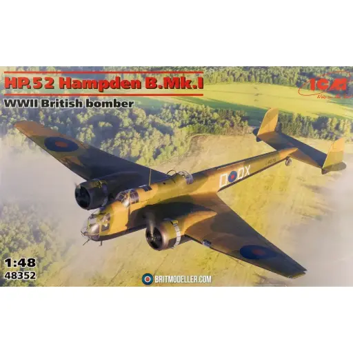 [IC48352] Bombardier HP.52 Hampden B.Mk.I - ICM 48352 - 1/48