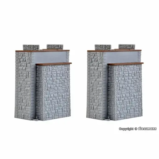 [VO47820] 2 piliers de pont - Vollmer 47820 - N 1/160