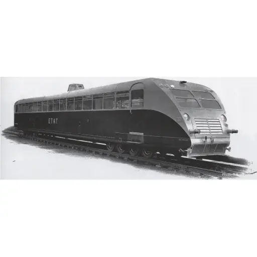 [FU2289-1] Autorail Bugatti WLG 400cv ZZy 24426 version allongée, rouge rubis/gris, dépôt de Nantes - Fulgurex 2289/1 - HO 1/87 - ETAT - Ep II - Digital sound - 2R