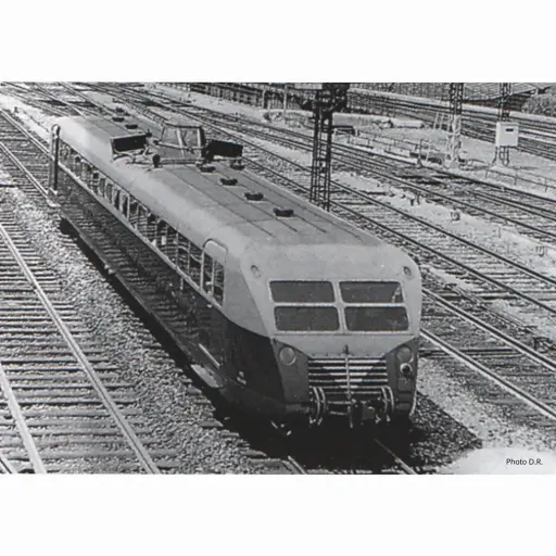 [FU2290-3] Autorail Bugatti WLG 400cv XB 4014 version surallongée, rouge/crême, dépôt de Nice - Fulgurex 2290/3 - HO 1/87 - SNCF - Ep III - Digital sound - 2R