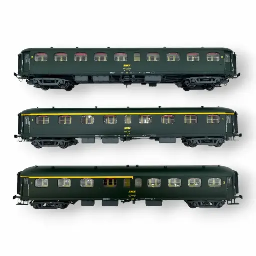 [OZLS40192] Set de 3 voitures rapides Nord - LS Models 40192 - HO 1/87 - SNCF - Ep IV - 2R