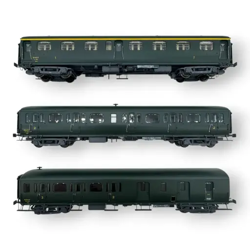 [OZLS40326] Set de 3 voitures Express Nord - LS Models 40326 - HO 1/87 - SNCF/ETAT - Ep IIId - 2R