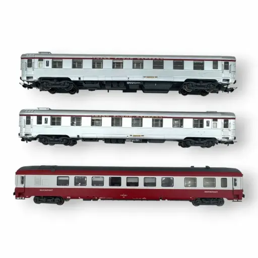[OZLS41109] Set Mistral 56 TEE avec voit restaurant - LS Models 41109 - HO 1/87 - SNCF - 2R
